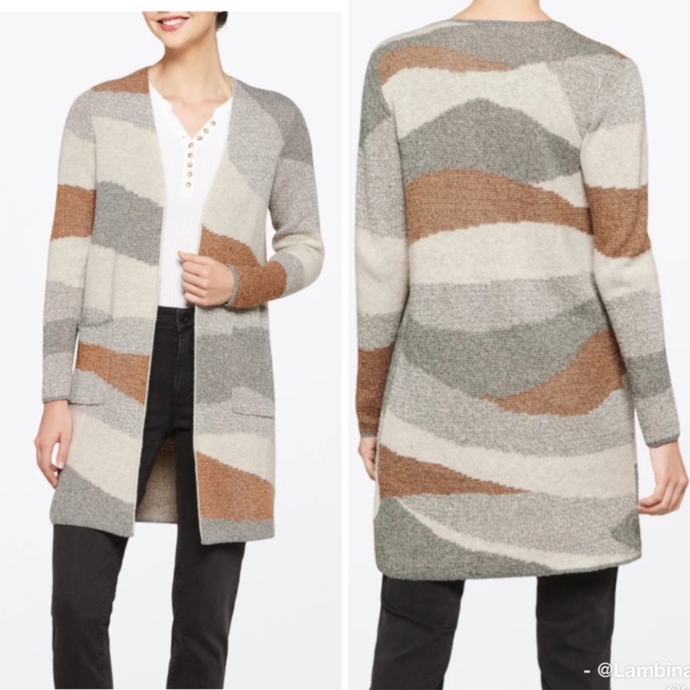 Fortune + Ivy Chic Women's Colorblock Cardigan
